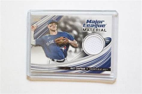 Matt Chapman Game Used Material Topps Baseball Update Series Mlm