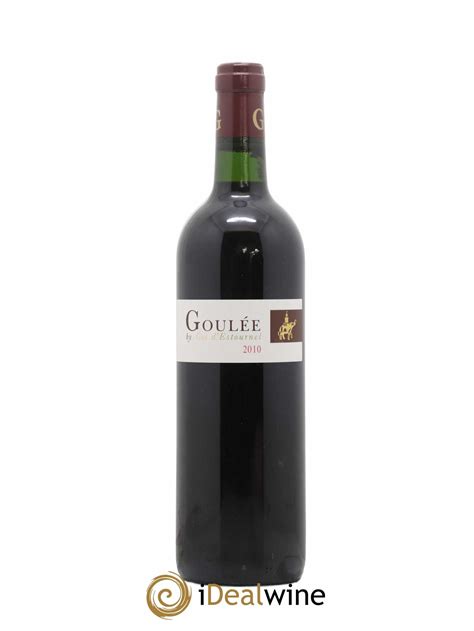 Acheter Goulée By Cos d Estournel 2010 lot 8291