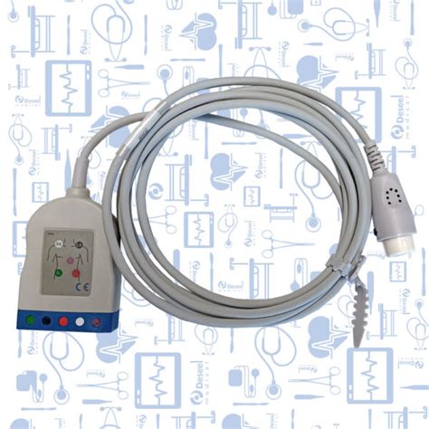 Cable ECG AHA 5 Derivaciones VM8 Deseel Medical