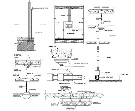 Fire Alarm Cad Drawing Cadbull