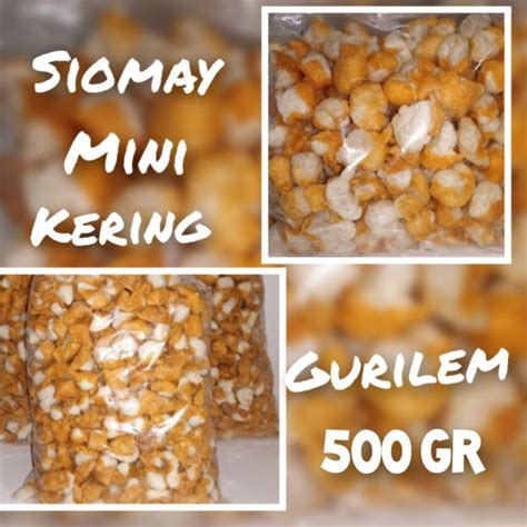 Jual Siomay Mini Kecil Kering Gurilem Gr Bisa Untuk Toping Seblak