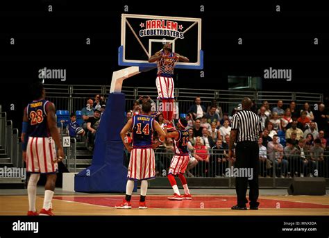 General View Of The Action During The Original Harlem Globetrotters Tour At The Sse Arena