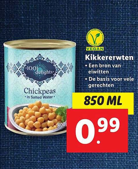 Delights Kikkererwten Aanbieding Bij Lidl Folders Nl