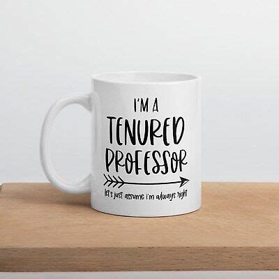 Tenured Gifts Tenure Professor Gifts Women Tenure Mug Tenure Teacher