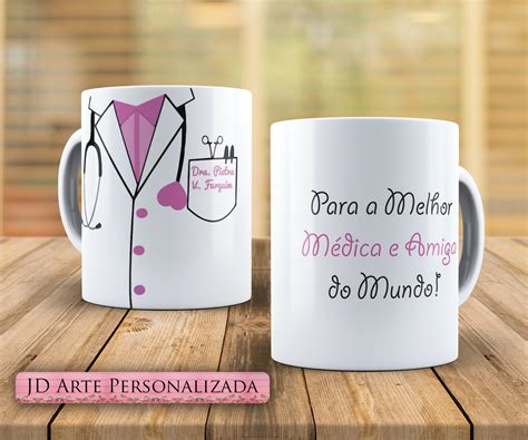 Caneca Profissão Médica Jaleco Elo7 Produtos Especiais