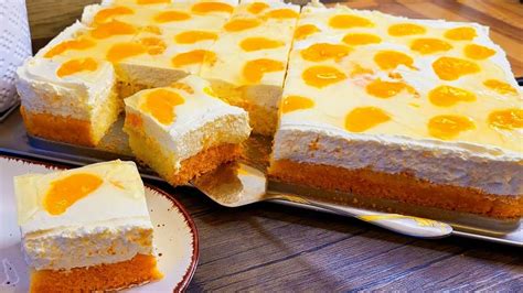 Mandarine Schmand Kuchen Fantakuchen Klassiker Einfach Schnell Und