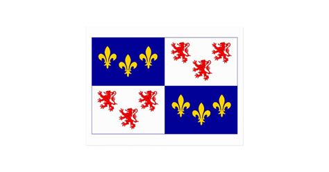 Picardie flag postcard | Zazzle