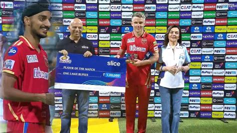 Sam Curran Gave His Man Of The Match Award To Arshdeep Singh For