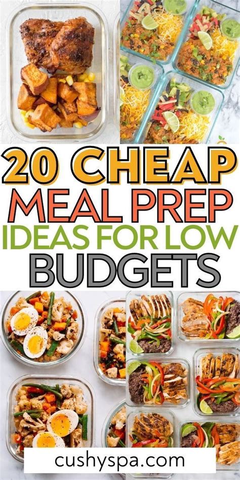 20 Cheap Meal Prep Ideas For Low Budgets Cheap Meal Prep Cheap