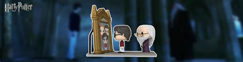 Funko Pop Moment Harry Potter Et Albus Dumbledore Avec Le Miroir Du Ris D