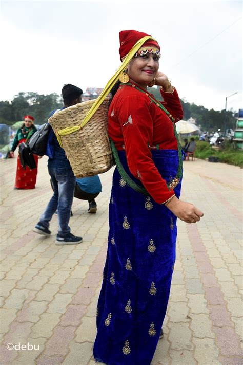 Tourist are wearing colourful traditional hill dress in mirik ...