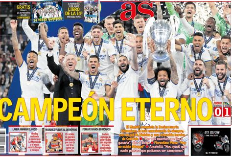 Fotos La Prensa Se Rinde Ante La Decimocuarta Del Real Madrid Im Genes