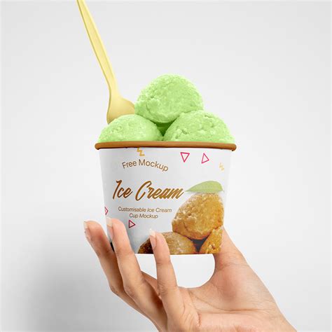 Free Ice Cream Cup Mockup Allmockups