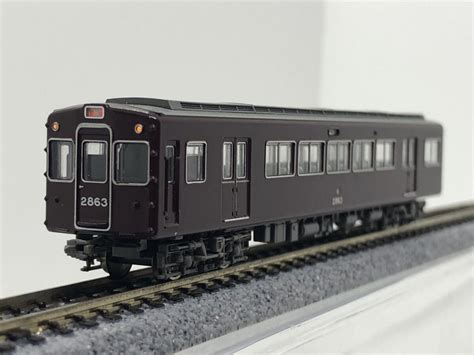 【やや傷や汚れあり】2863 Microace A 1992 マイクロエース 阪急 2800系 2扉 非冷房車 特急車 バラシ Nゲージ 阪急