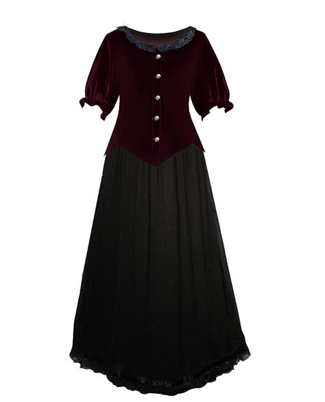 Victorian Plus Size Dresses Edwardian Clothing Costumes