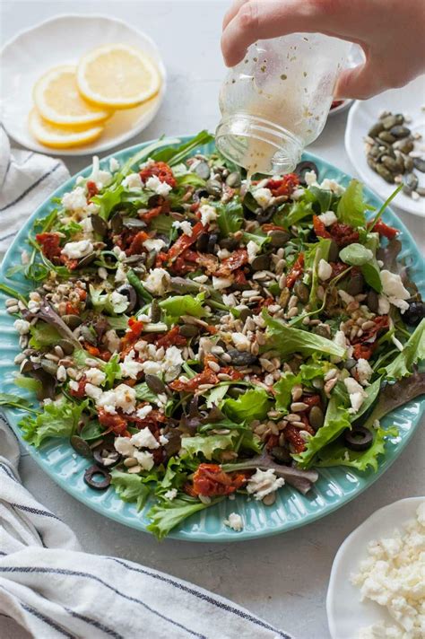 Sun Dried Tomato Salad With Olives And Feta Everyday Delicious