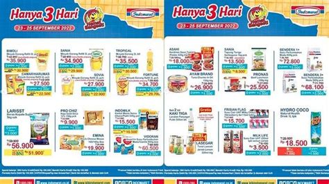 Promo Jsm Indomaret Hari Ini September Banyak Diskon Beras