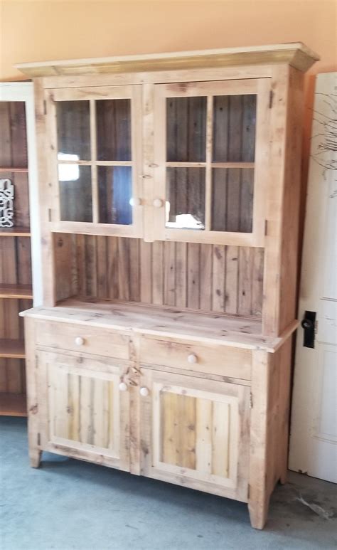 Barnwood Farmhouse Stepback Hutch Farm House Hutch China Etsy