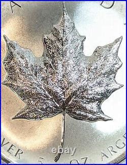 Canada Oz Ultra High Relief Silver Maple Leaf Reverse Proof