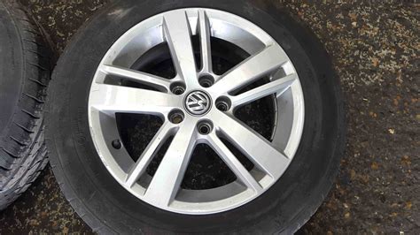 Volkswagen Polo 6C 2014 2017 Borbet Alloy Wheels Set X4 15inch