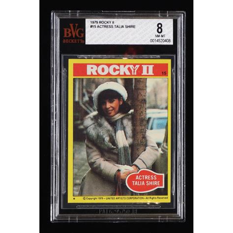 Talia Shire 1979 Rocky II #15 Actress (BVG 8) | Pristine Auction