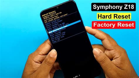 Symphony Z18 Hard Reset Pattern Unlock Factory Reset Without PC