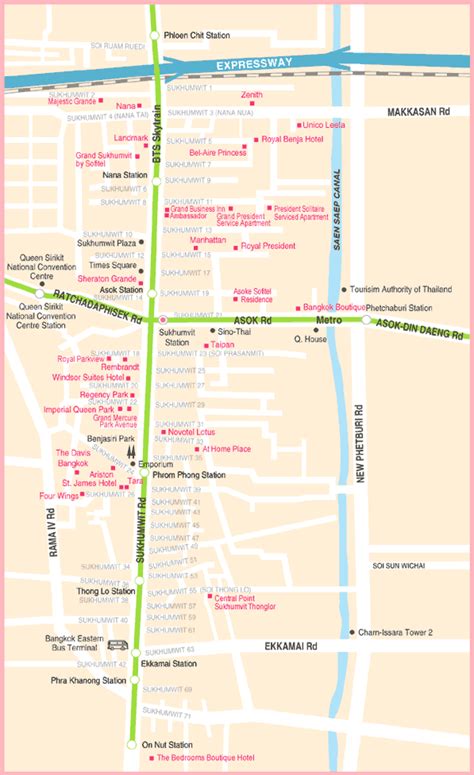 Sukhumvit Bangkok Map