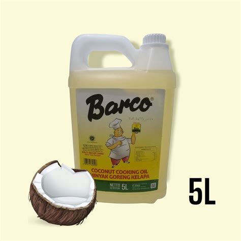 Jual Barco Minyak Goreng Kelapa Jerigen 5 Liter Shopee Indonesia