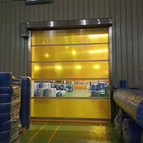 Good Automatic Industrial PVC High Speed Door Fast Rolling Door China