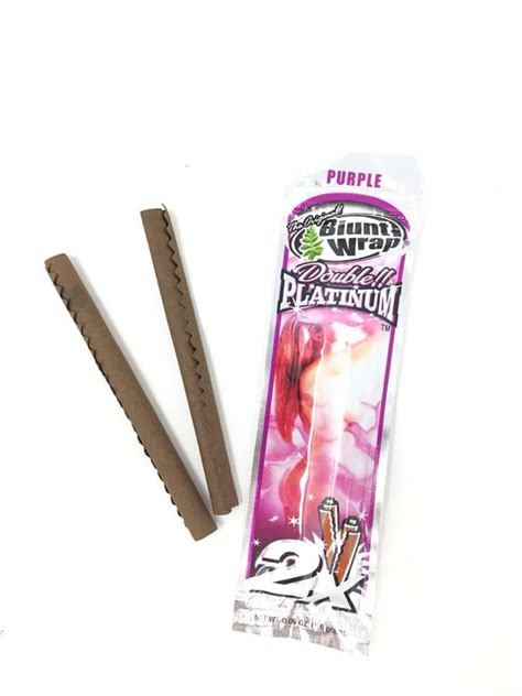 Blunt Wrap Double Platinum Purple La Manzana Smoke Shop