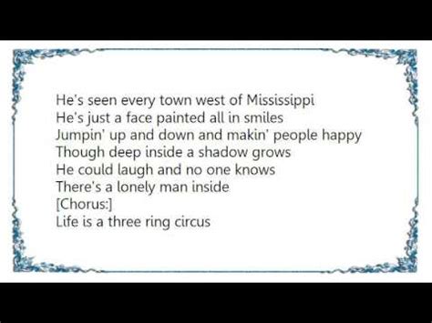 Barry Biggs Three Ring Circus Lyrics YouTube