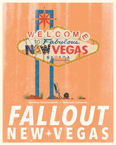 Fallout: New Vegas | Poster By Erichoiledesign