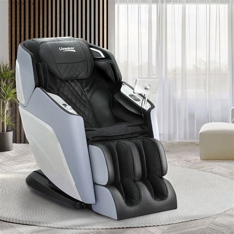 Livemor 4d Massage Chair Electric Recliner 135cm Sl Track Body Massager