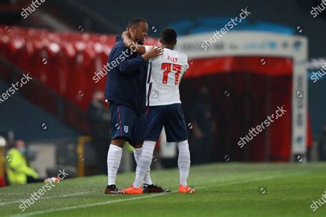 Yung Filly Celebrates Chunkz After Scoring Editorial Stock Photo ...