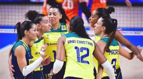 Brasil Vence Holanda E Assume Lideran A Na Liga Das Na Es De V Lei