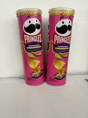 2 Brand New Limited Pringles Potato Crisps Chips Las Meras Meras