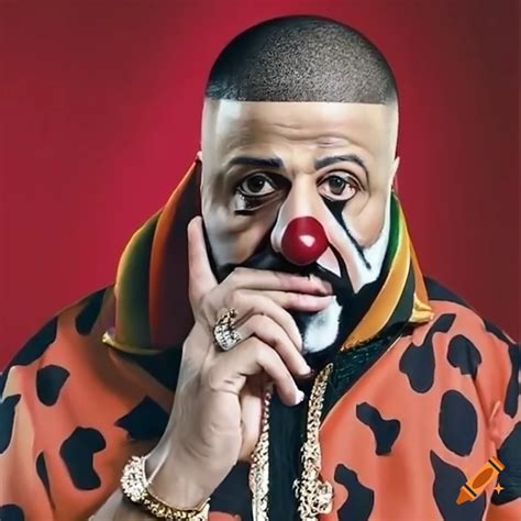 Dj Khaled Dressed As A Clown On Craiyon