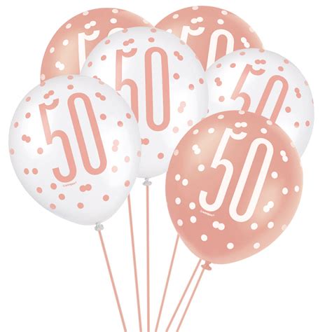 50th Birthday Balloons And Decorations Party Packs