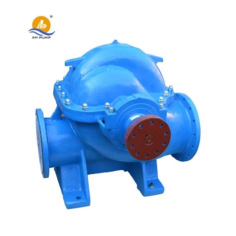 Large Flow Horizontal Centrifugal Split Case Water Pump Brass Impeller