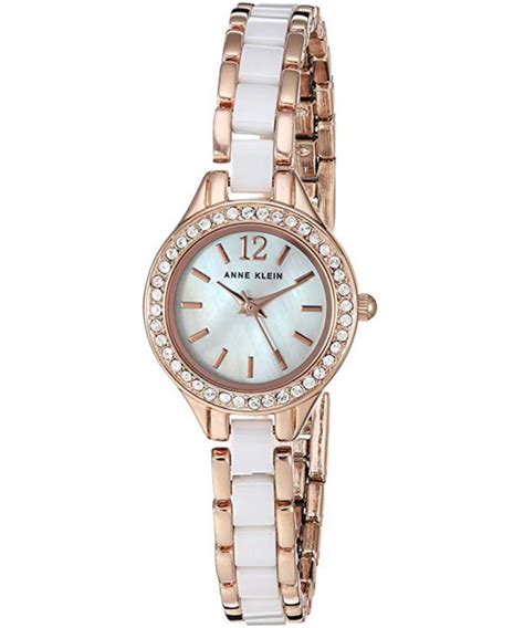 Женские часы Anne Klein AK/1954RGST Золото\Белый с кристаллами ...
