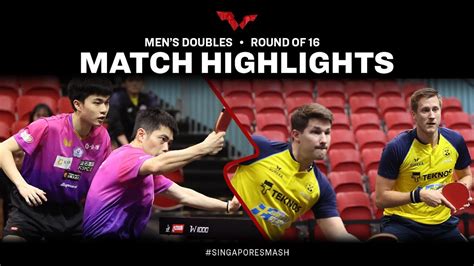 Lin Y Jchuang C Y Vs Mattias Fkristian K Md R16 Singapore