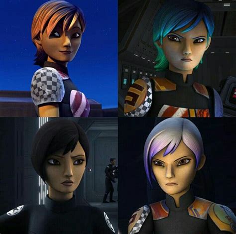 Sabines Awesome Hairstyles Throughout The Seasons Star Wars Rebels