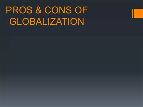 The history of globalization. Globalization: pros and cons | PPT