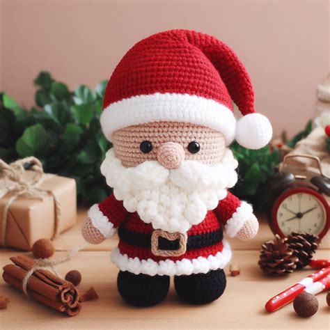 Cute Crochet Santa Claus Amigurumi Free Pattern Amigurumi