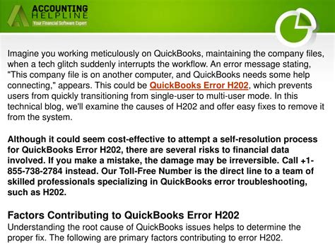 Ppt Instant Method To Troubleshoot Quickbooks Error H Powerpoint