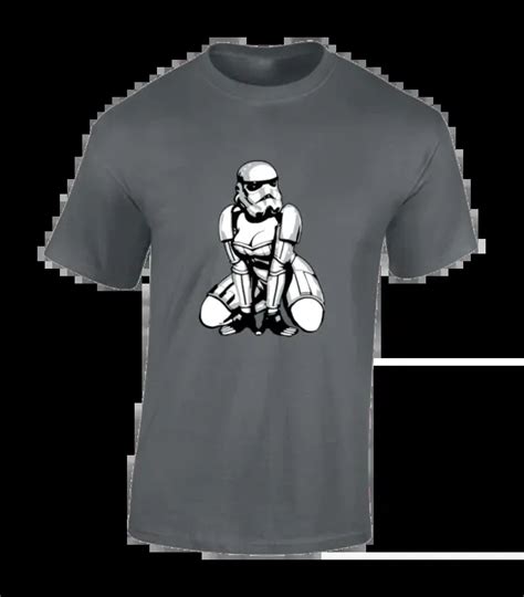 SEXY TROOPER MENS T Shirt Cool Star Jedi Storm Wars Rude Funny Joke Top