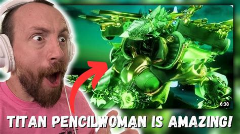 Titan Pencilwoman Is Amazing Skibidi Toilet Multiverse 038 Reaction Youtube