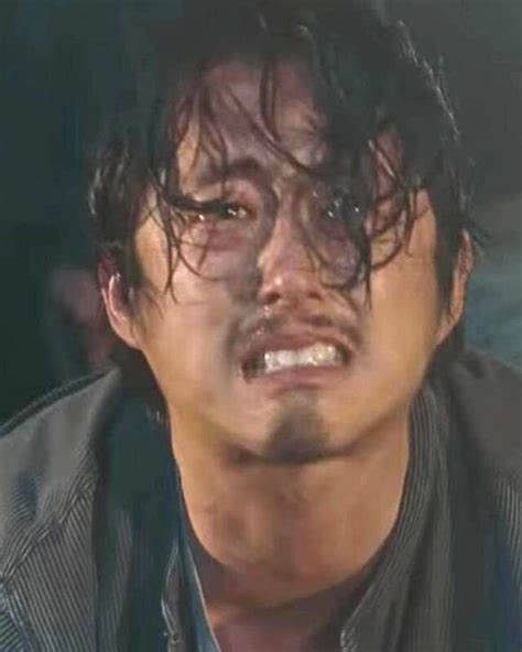 What did Steven Yeun really think of Glenn's death in The Walking Dead ...