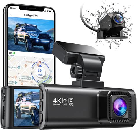 Rove R K Dash Cam Built In Wifi Gps Car Dashboard Camera Recorder