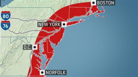 Severe Storms To Take Aim At The East Coast